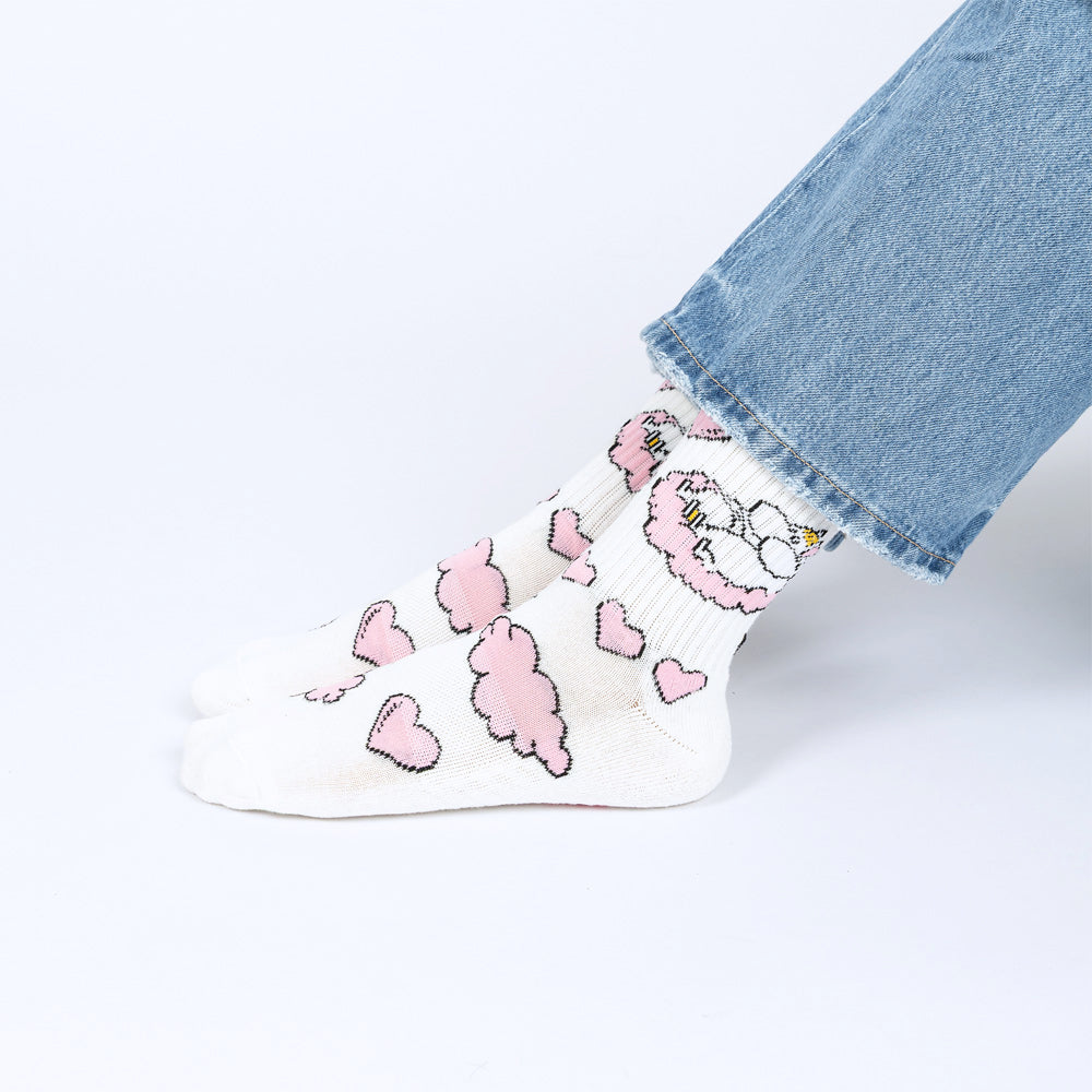 Moomins Love Cloud Active Socks 36-42 White