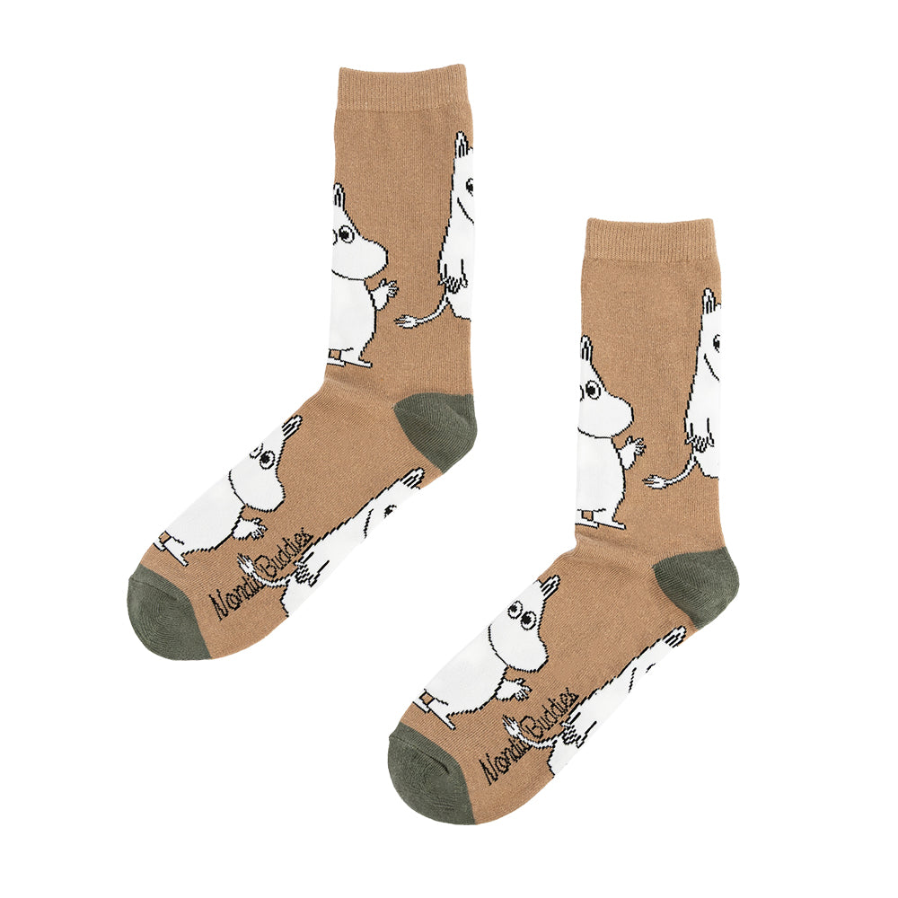 Moomin Classic Socks 40-45 Taupe - The Official Moomin Shop