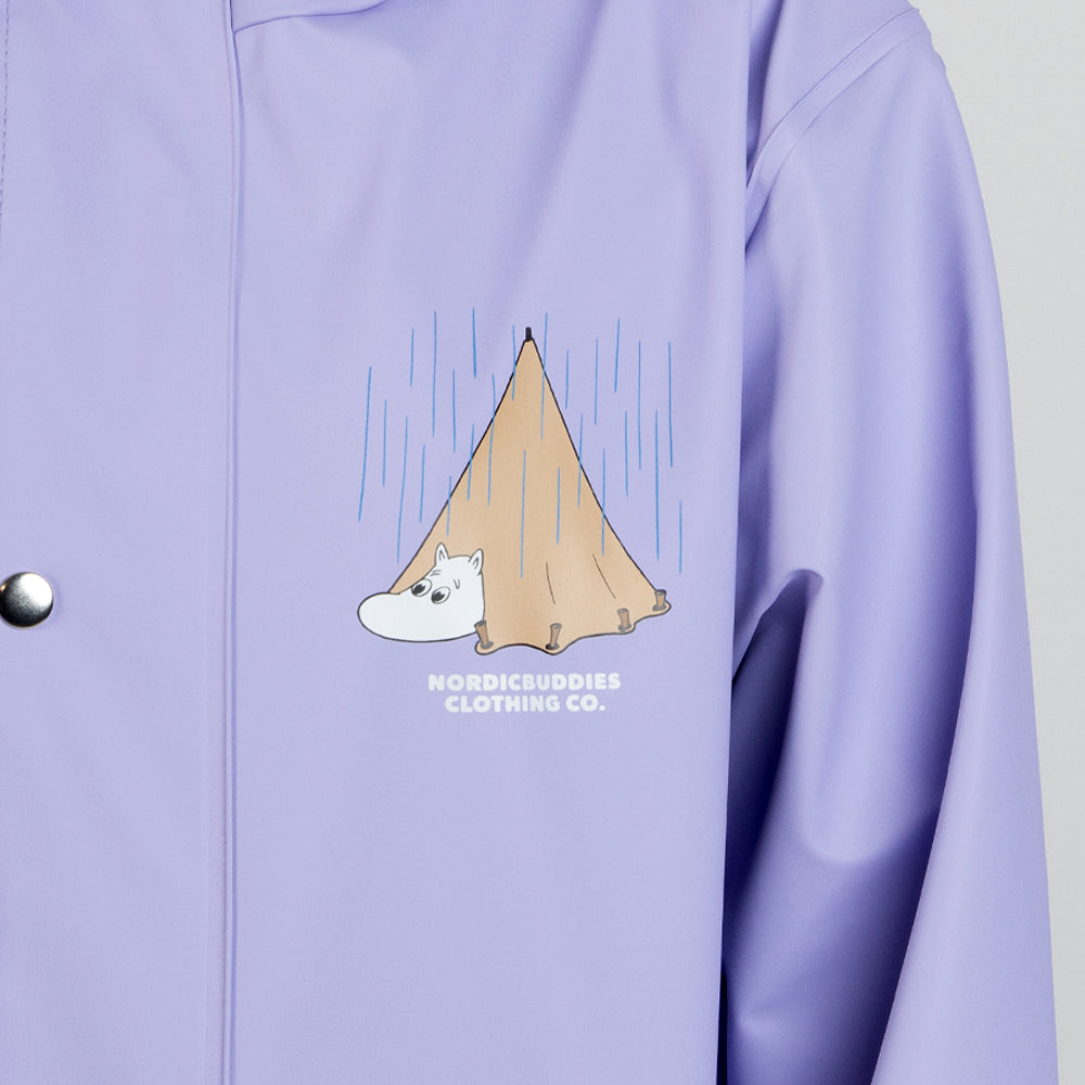 Moomintroll Rain Jacket Lilac - Nordicbuddies - The Official Moomin Shop