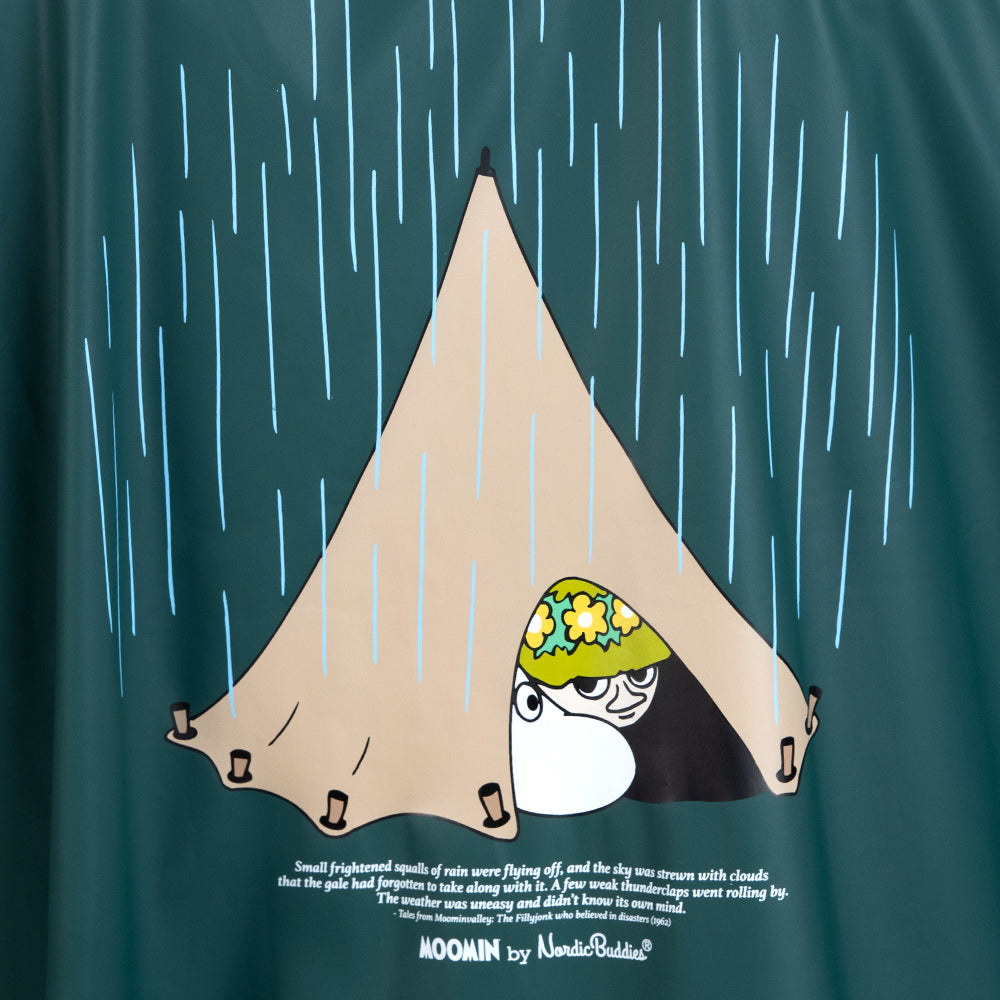 Moomintroll Rain Jacket Green - Nordicbuddies - The Official Moomin Shop