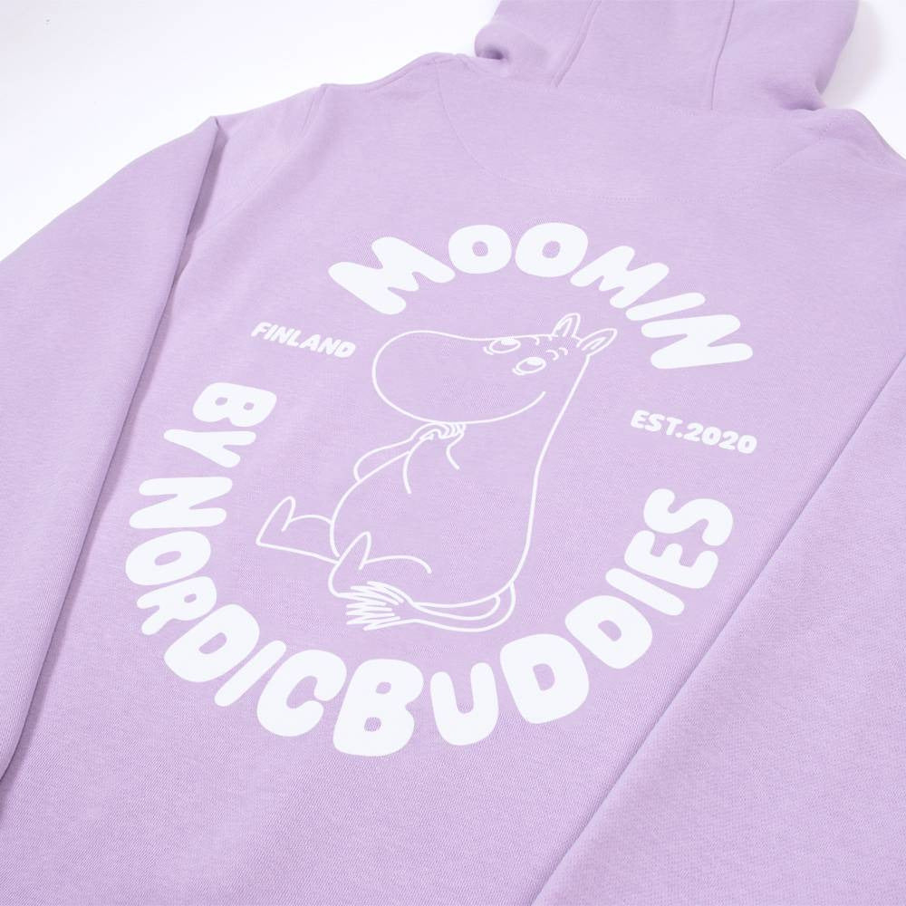 Moomintroll Hoodie Lilac - Nordicbuddies - The Official Moomin Shop