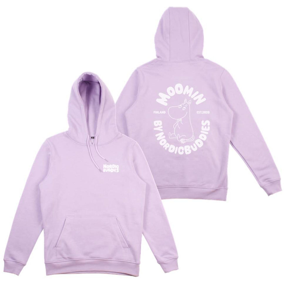 Moomintroll Hoodie Lilac - Nordicbuddies - The Official Moomin Shop