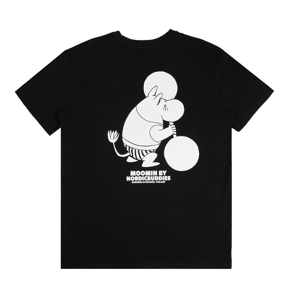 Moomintroll Lifting Weights T-shirt - The Official Moomin Shop