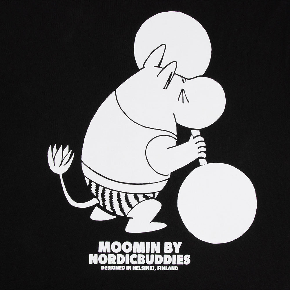 Moomintroll Lifting Weights T-shirt - The Official Moomin Shop