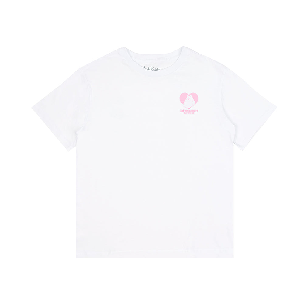 Moomins Love T-Shirt Ladies White - The Official Moomin Shop