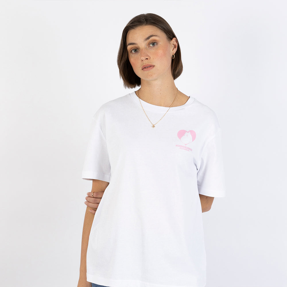 Moomins Love T-Shirt Ladies White - The Official Moomin Shop