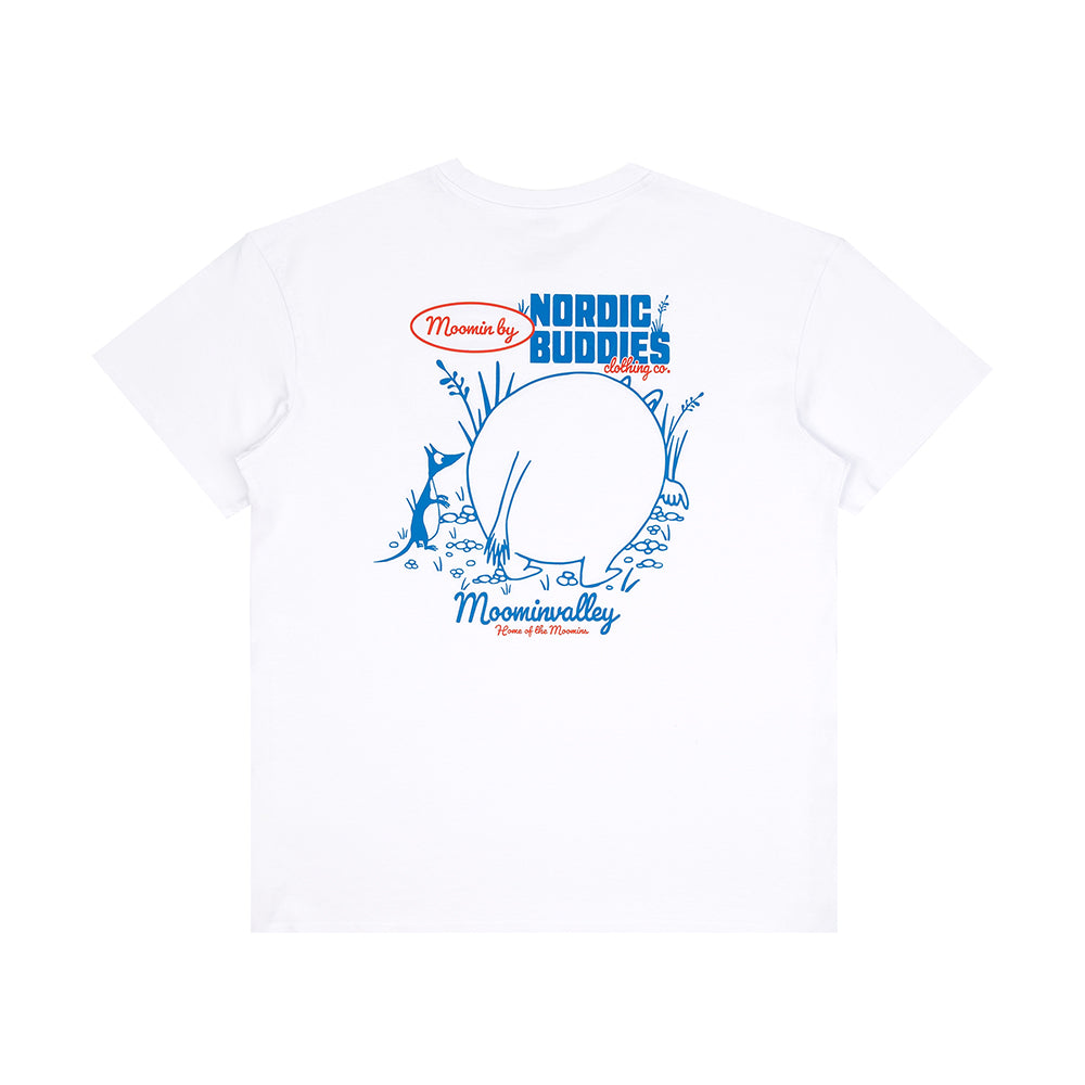 Moomintroll Stone Seeker T-shirt Unisex White - The Official Moomin Shop