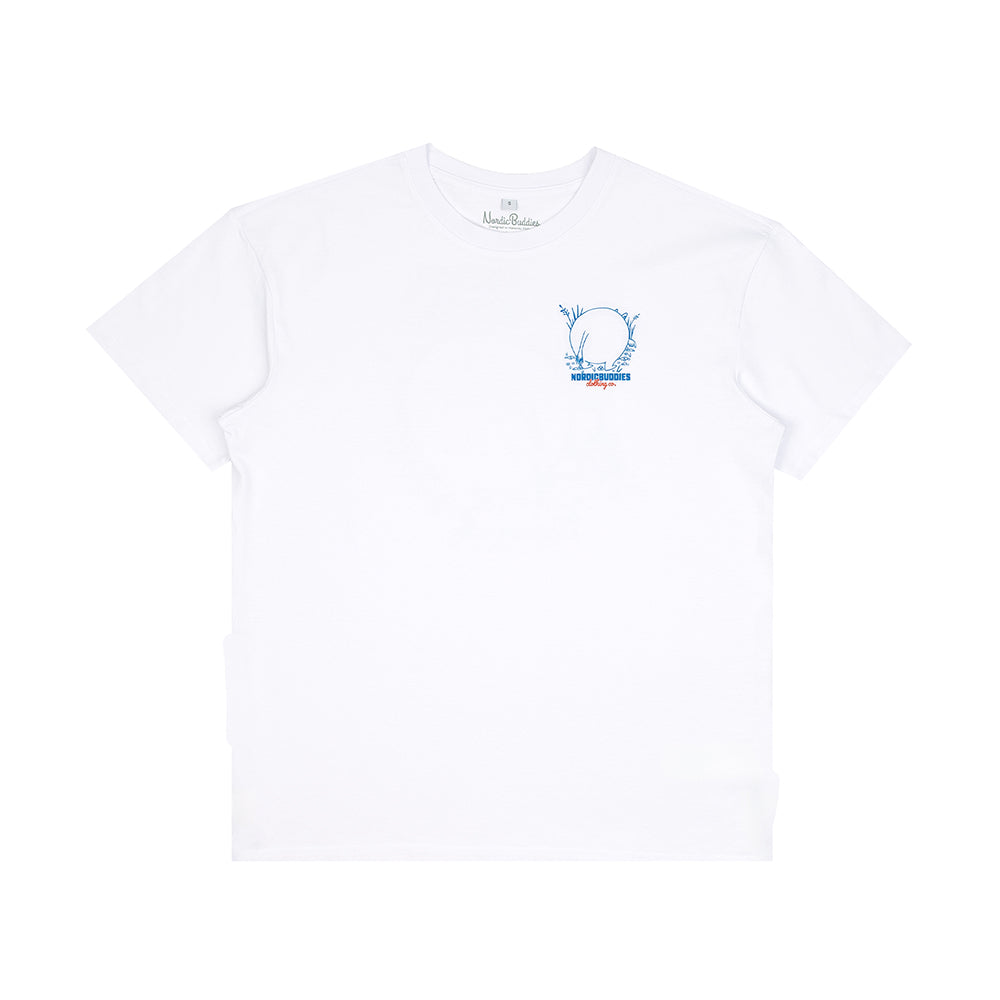 Moomintroll Stone Seeker T-shirt Unisex White - The Official Moomin Shop