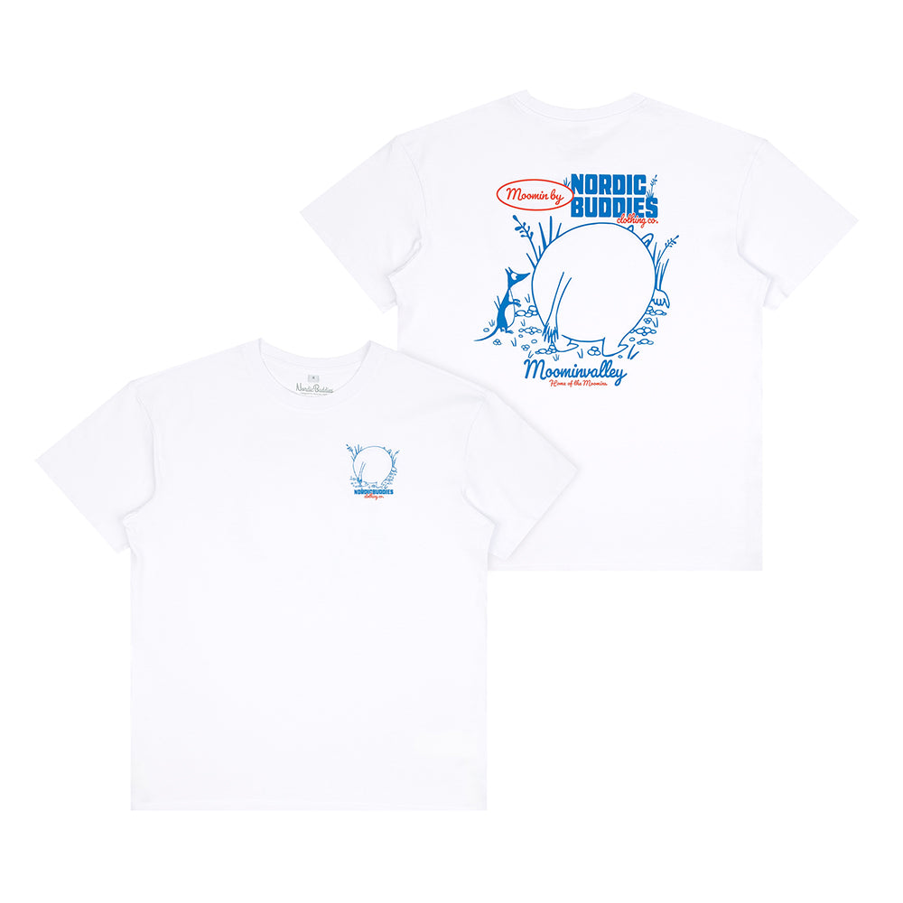 Moomintroll Stone Seeker T-shirt Unisex White - The Official Moomin Shop
