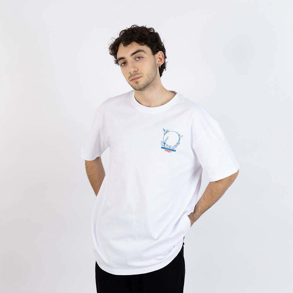 Moomintroll Stone Seeker T-shirt Unisex White - The Official Moomin Shop