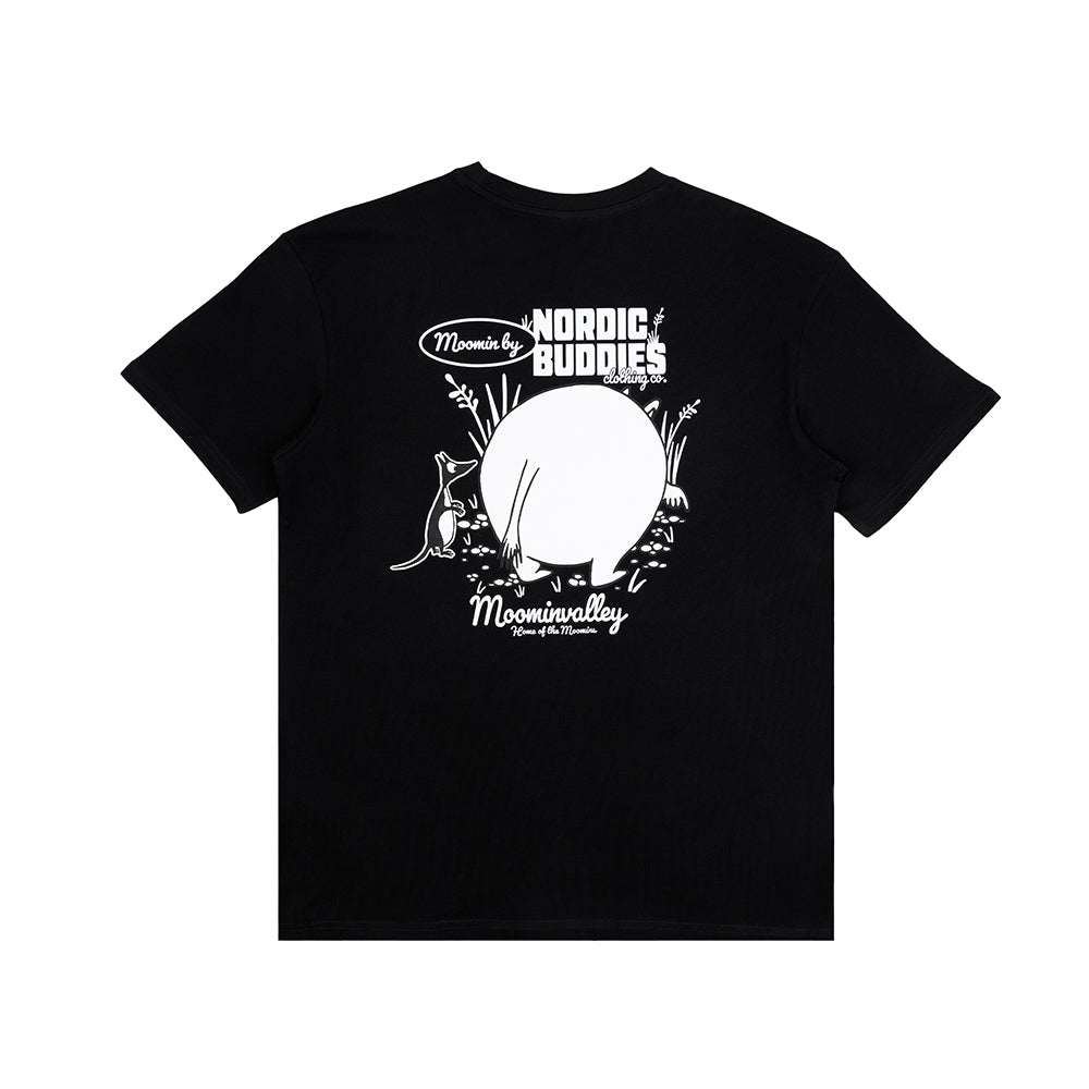 Moomintroll Stone Seeker T-shirt Unisex Black - The Official Moomin Shop