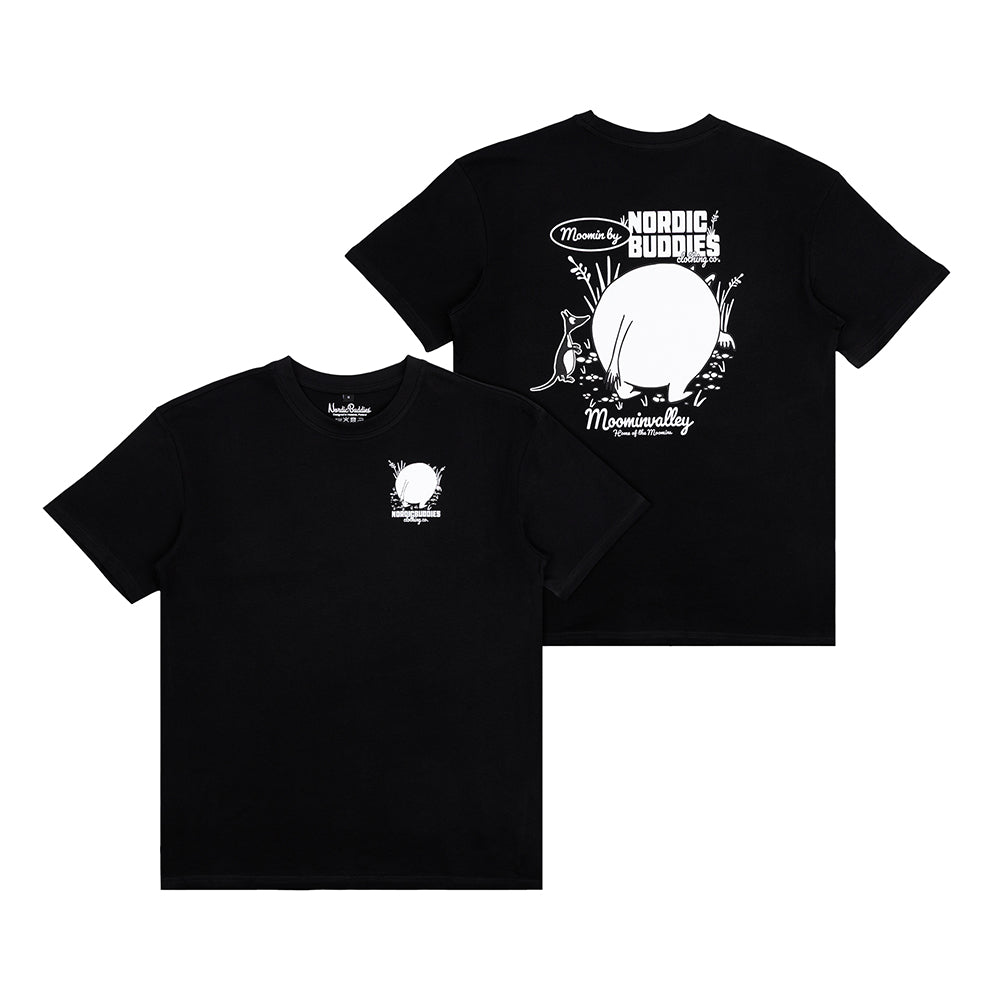 Moomintroll Stone Seeker T-shirt Unisex Black - The Official Moomin Shop