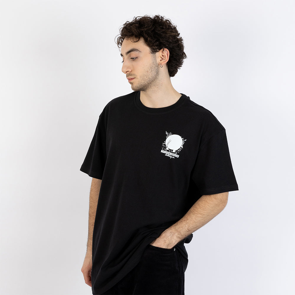Moomintroll Stone Seeker T-shirt Unisex Black - The Official Moomin Shop