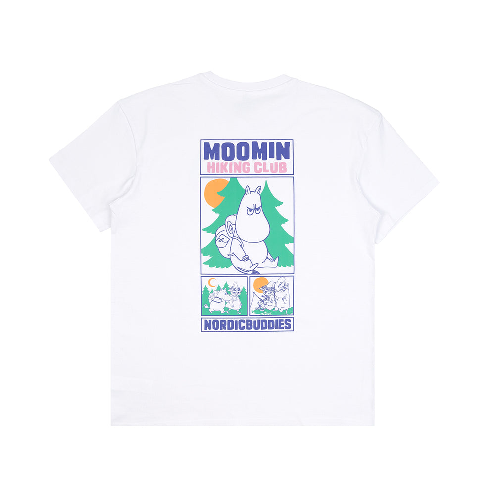 Moomintroll Hiking Club T-Shirt White - The Official Moomin Shop
