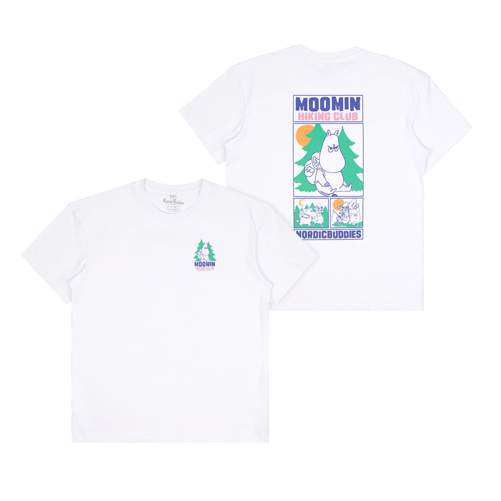 Moomintroll Hiking Club T-Shirt White - The Official Moomin Shop