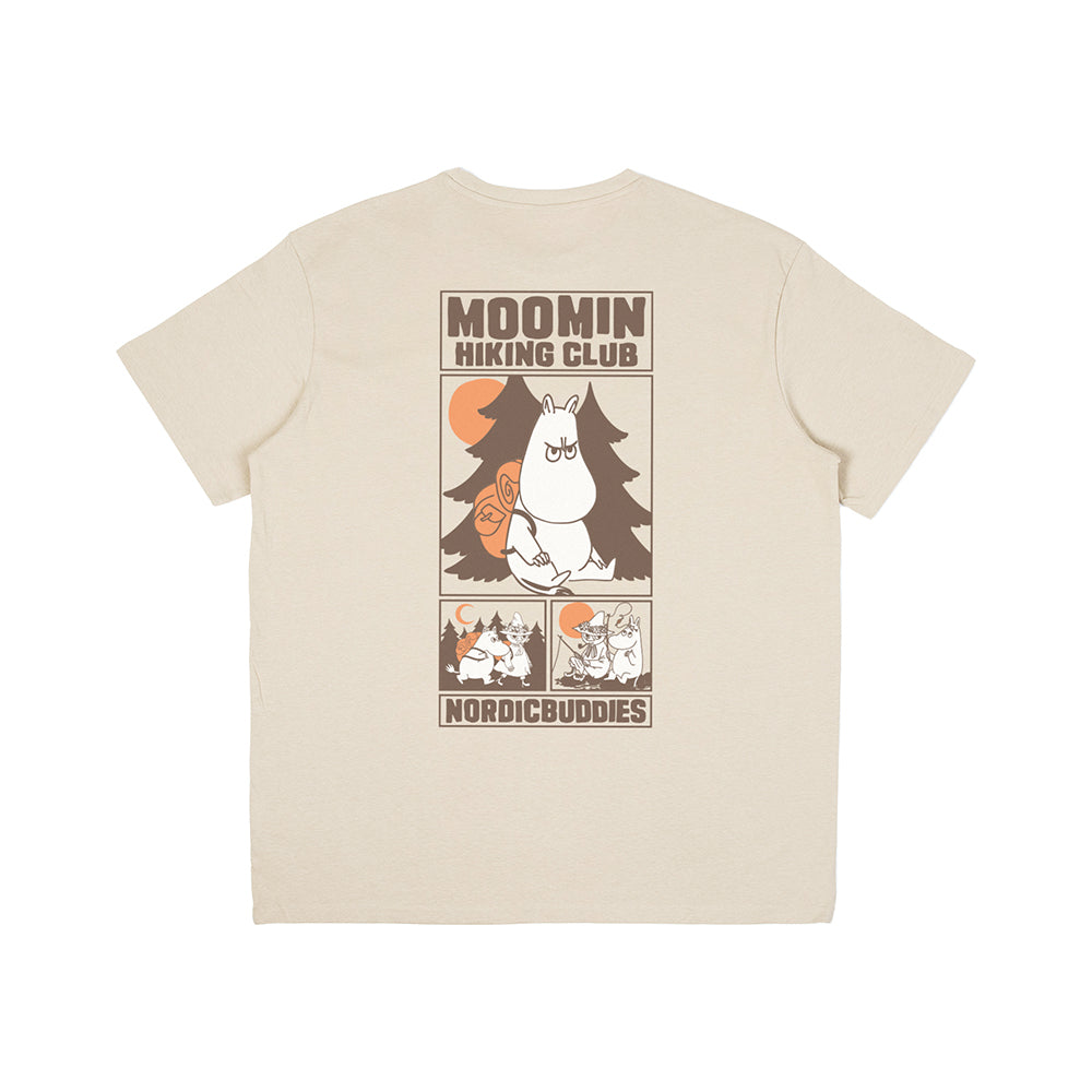 Moomintroll Hiking Club T-Shirt Beige - The Official Moomin Shop