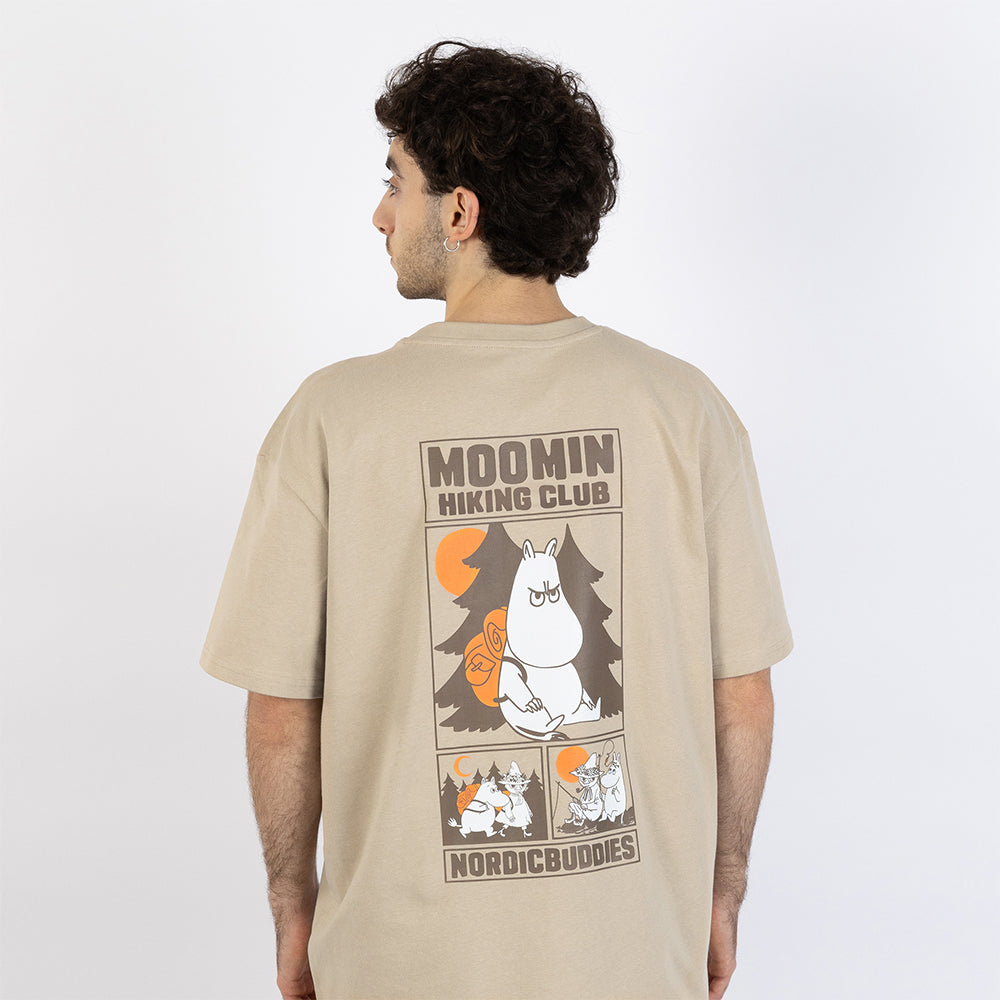 Moomintroll Hiking Club T-Shirt Beige - The Official Moomin Shop