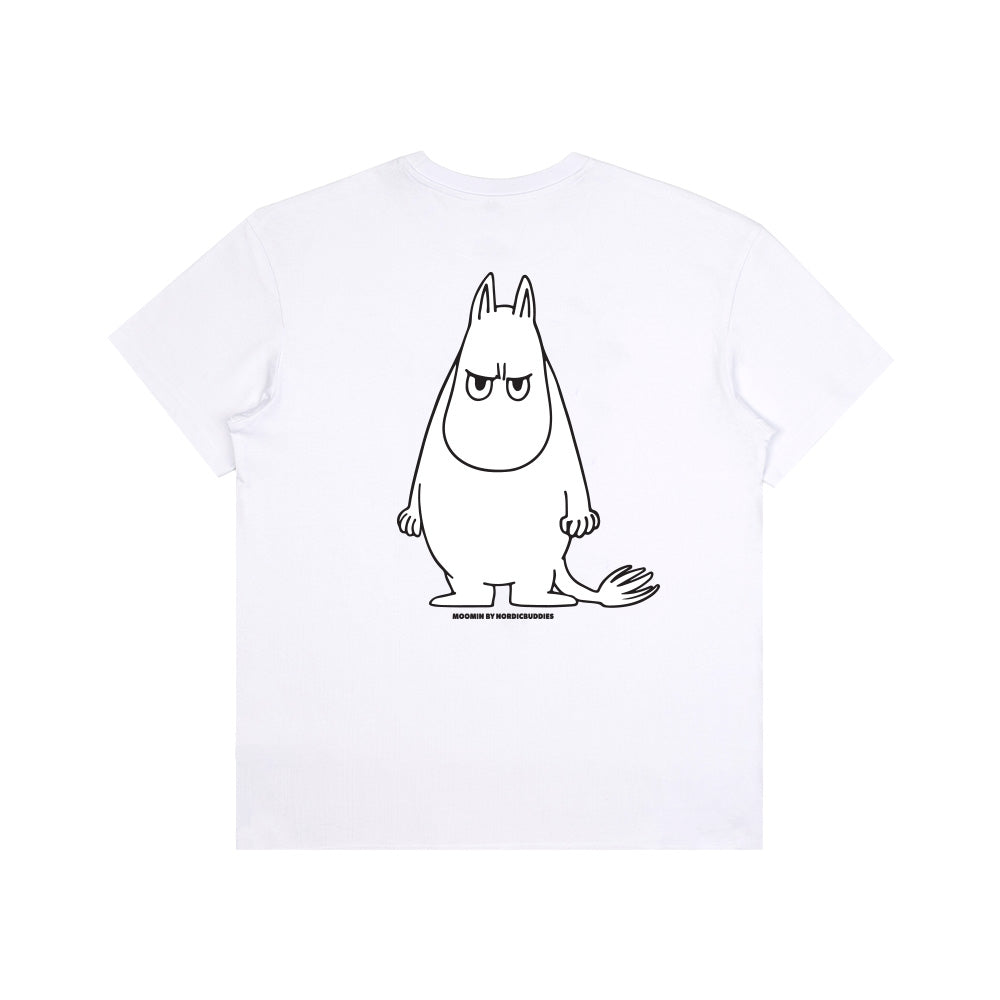 Moomintroll Angry T-shirt White - The Official Moomin Shop