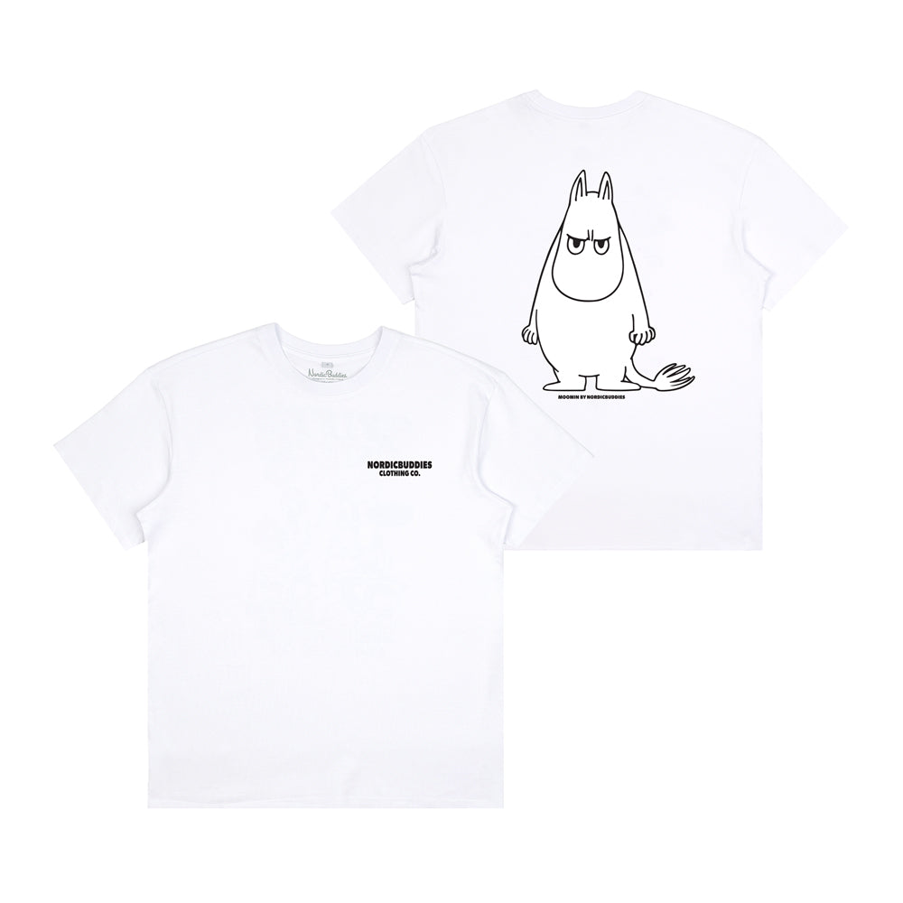 Moomintroll Angry T-shirt White - The Official Moomin Shop