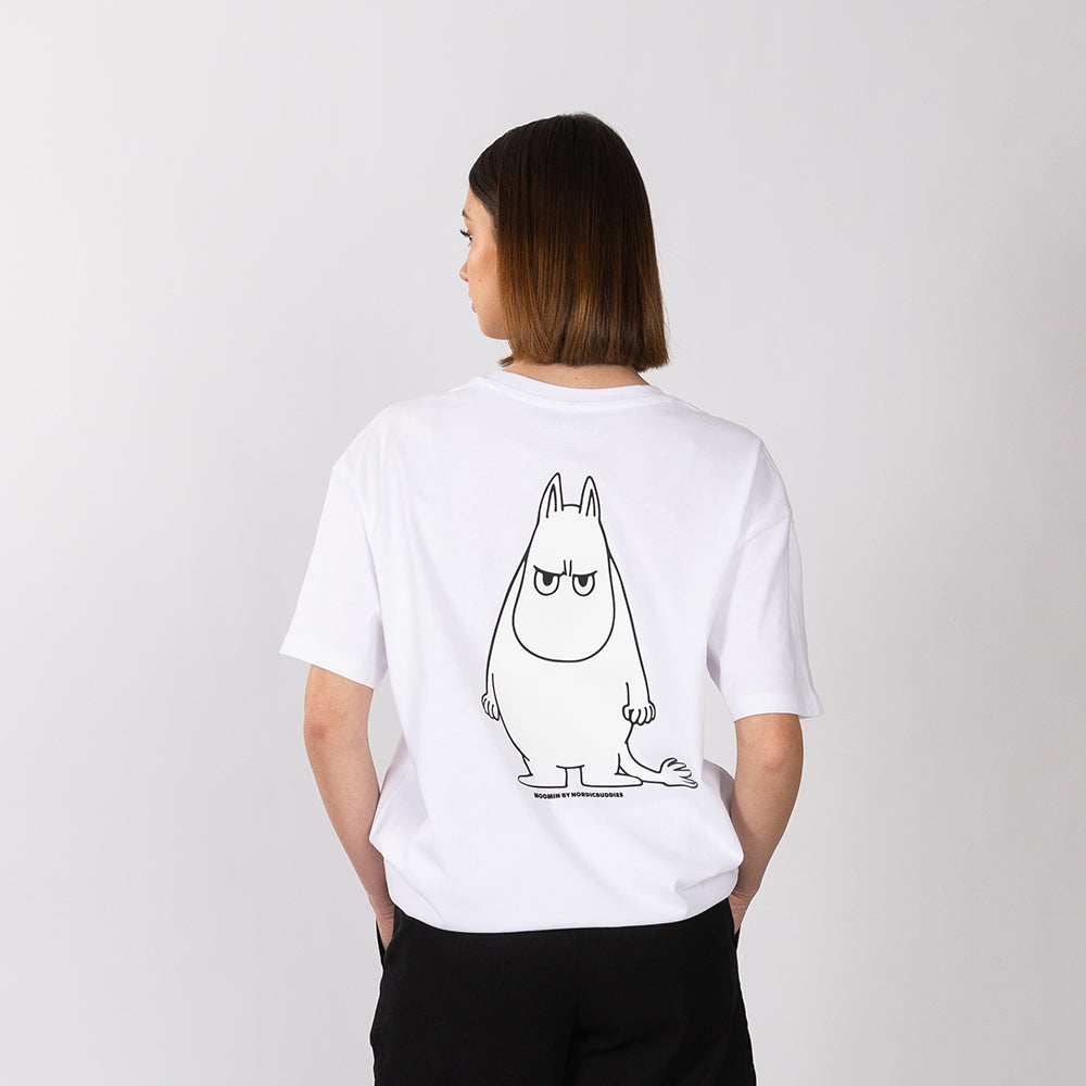 Moomintroll Angry T-shirt White - The Official Moomin Shop