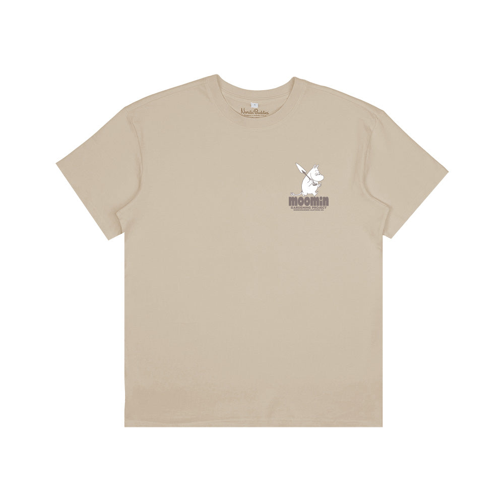 Moomintroll Gardening T-shirt Beige - The Official Moomin Shop