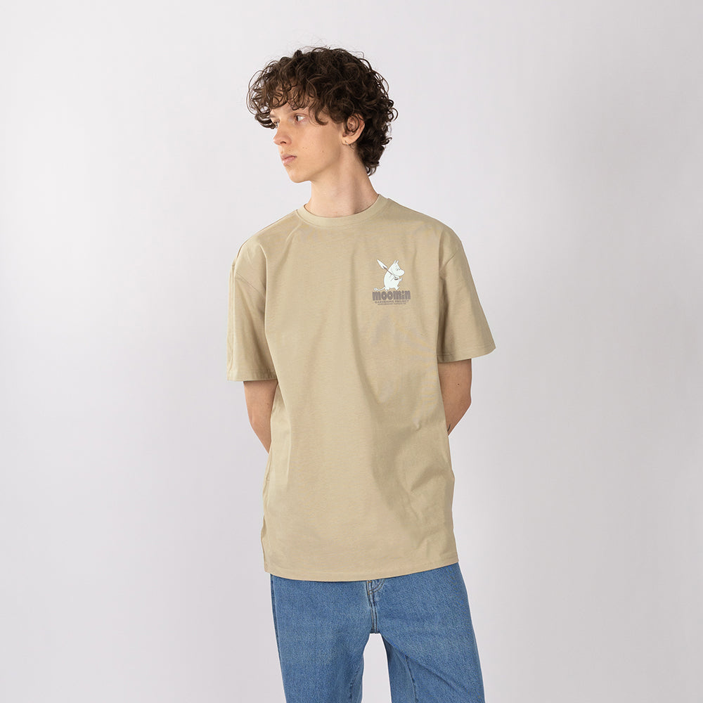 Moomintroll Gardening T-shirt Beige - The Official Moomin Shop
