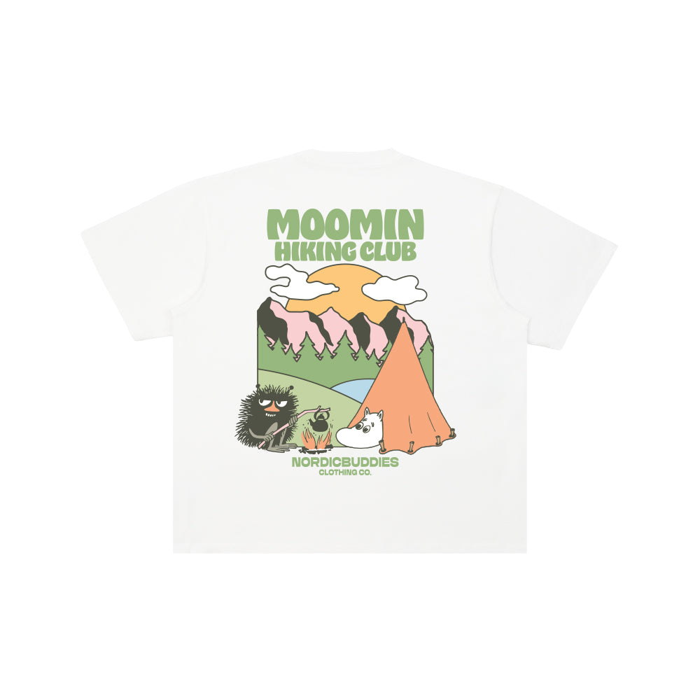 Moomin Hiking Club Unisex T-Shirt White - The Official Moomin Shop