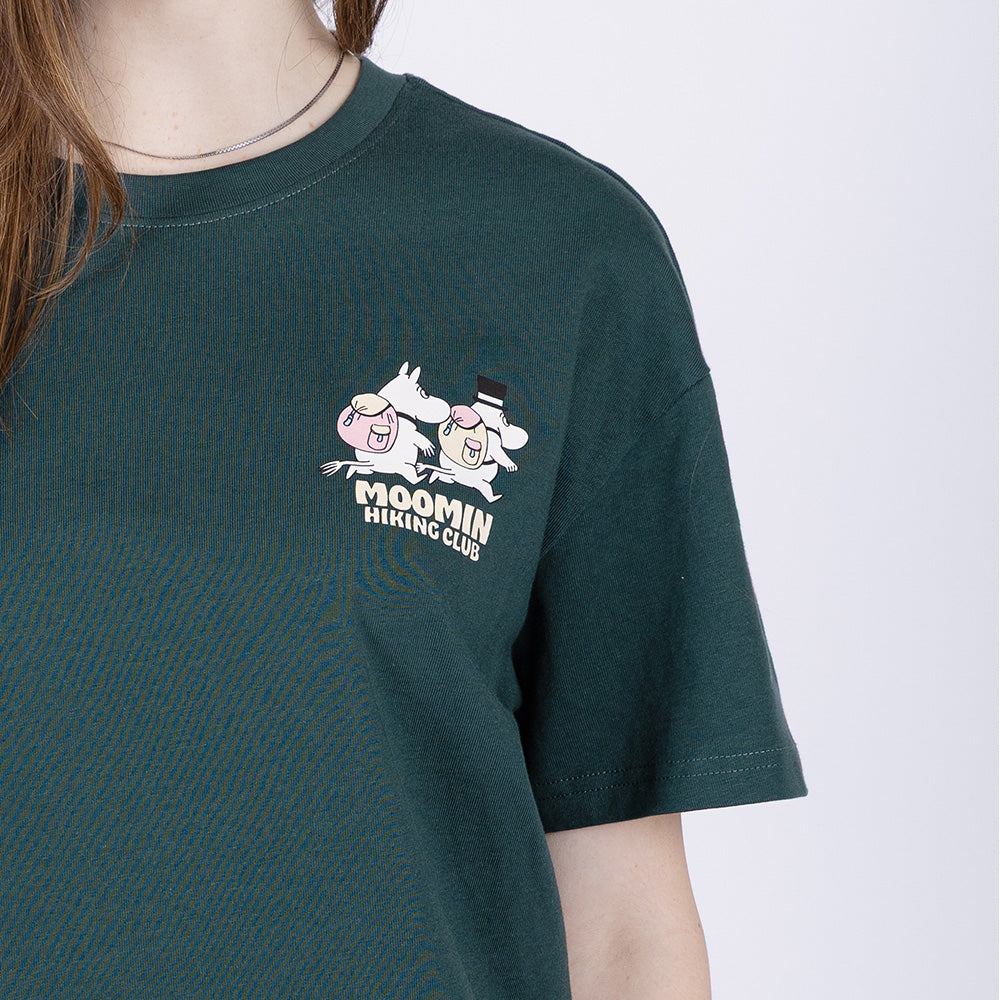 Moomin Hiking Club Unisex T-Shirt Green - The Official Moomin Shop