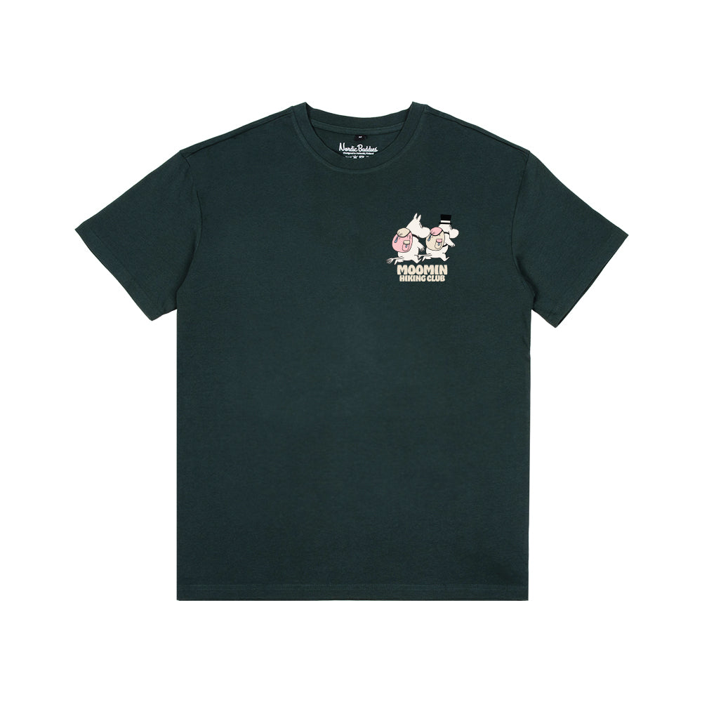Moomin Hiking Club Unisex T-Shirt Green - The Official Moomin Shop