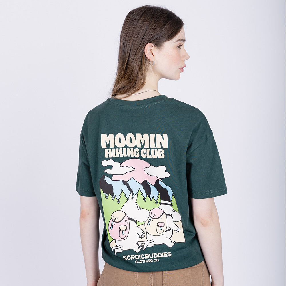 Moomin Hiking Club Unisex T-Shirt Green - The Official Moomin Shop