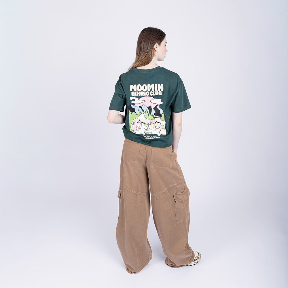 Moomin Hiking Club Unisex T-Shirt Green - The Official Moomin Shop