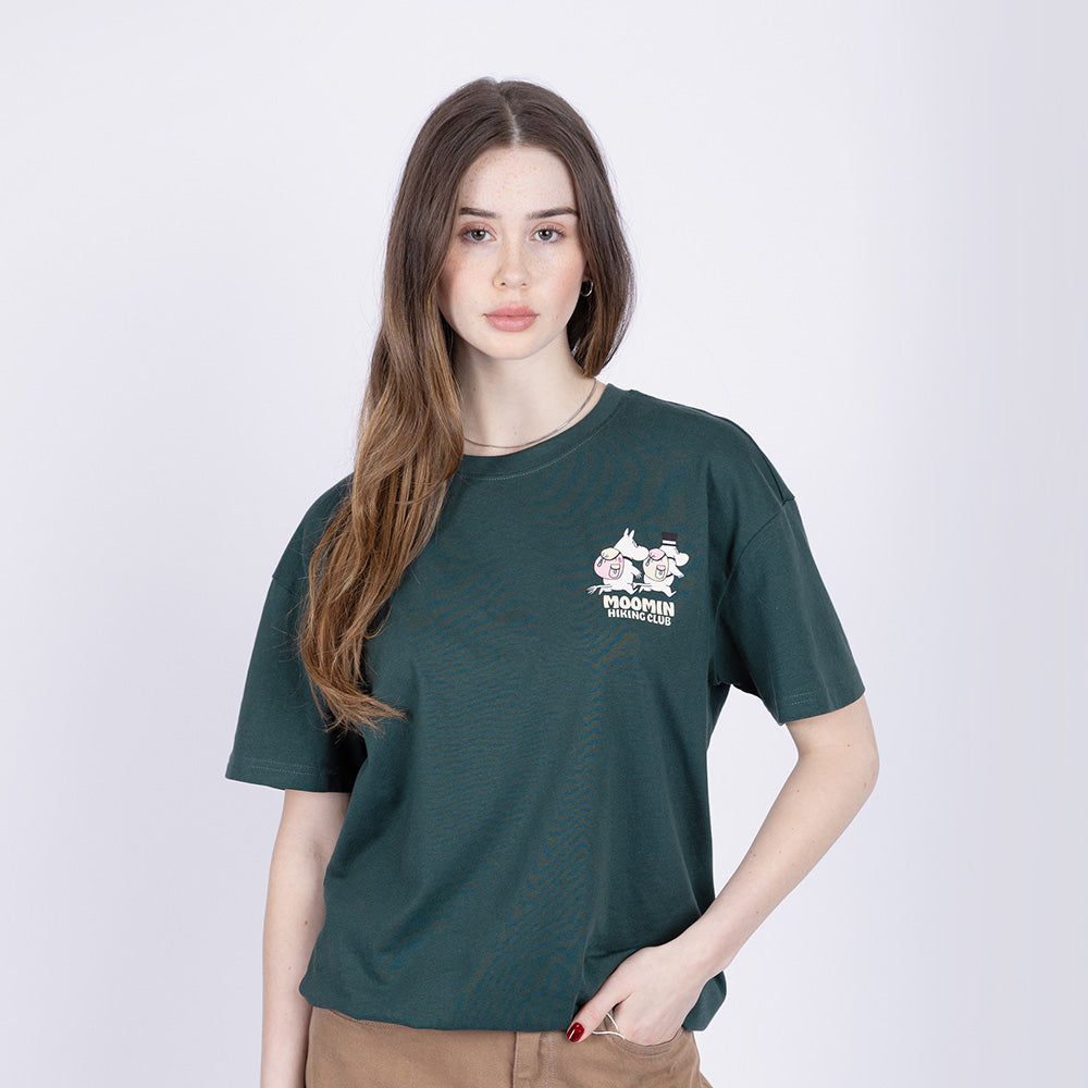 Moomin Hiking Club Unisex T-Shirt Green - The Official Moomin Shop