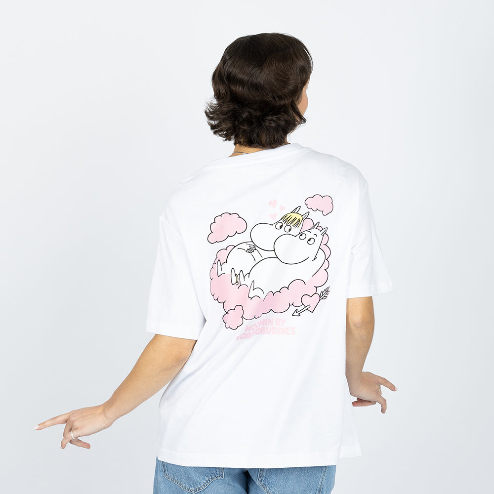Moomins Love Cloud Ladies T-Shirt White