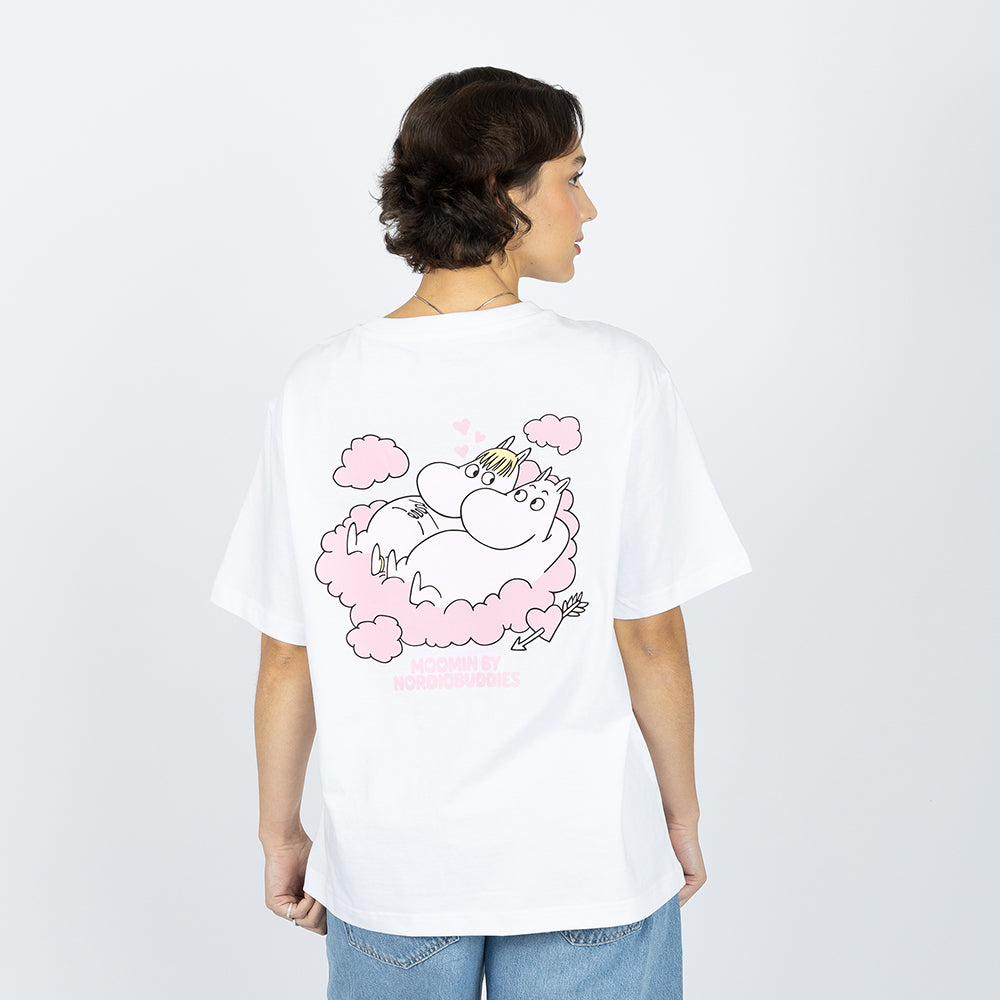 Moomins Love Cloud Ladies T-Shirt White