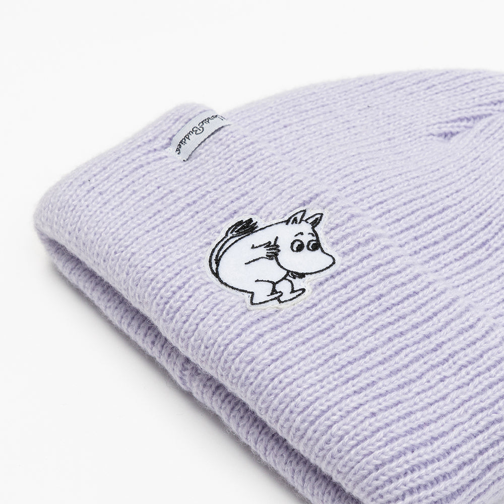 Moomintroll Felt Patch Beanie Violet