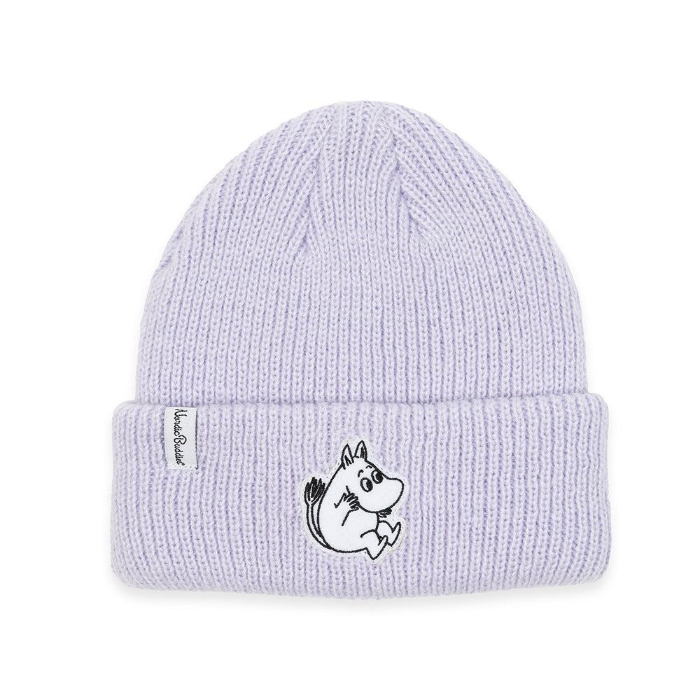 Moomintroll Felt Patch Beanie Violet