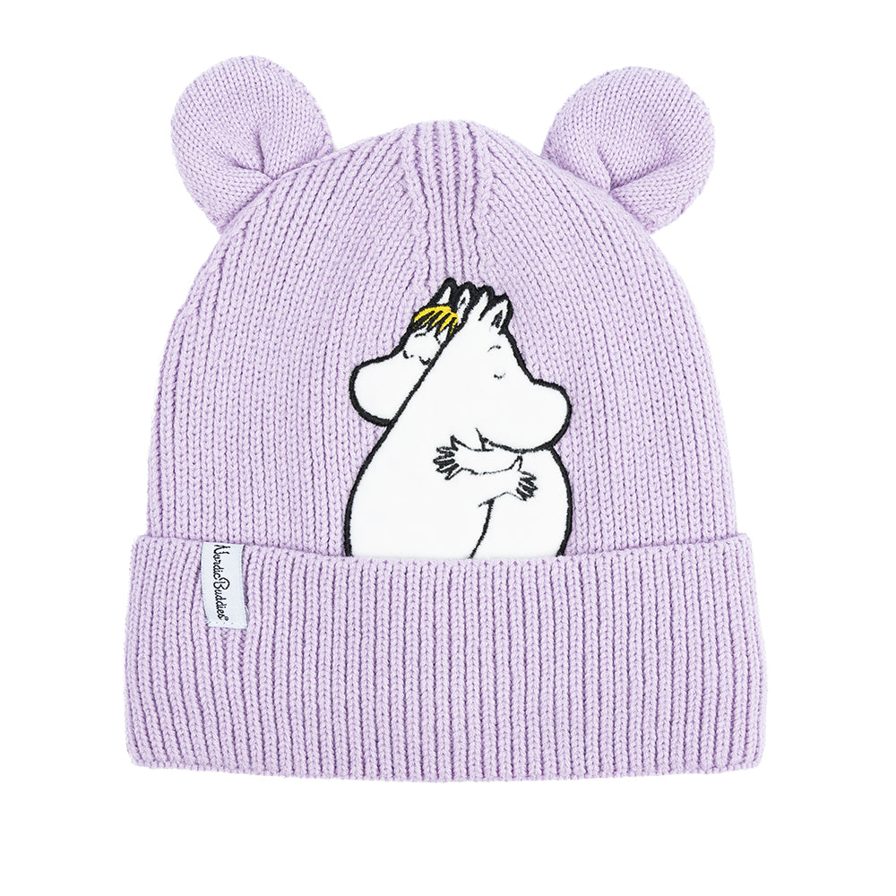 Moomin Hug Kids Ear Beanie Lilac - The Official Moomin Shop