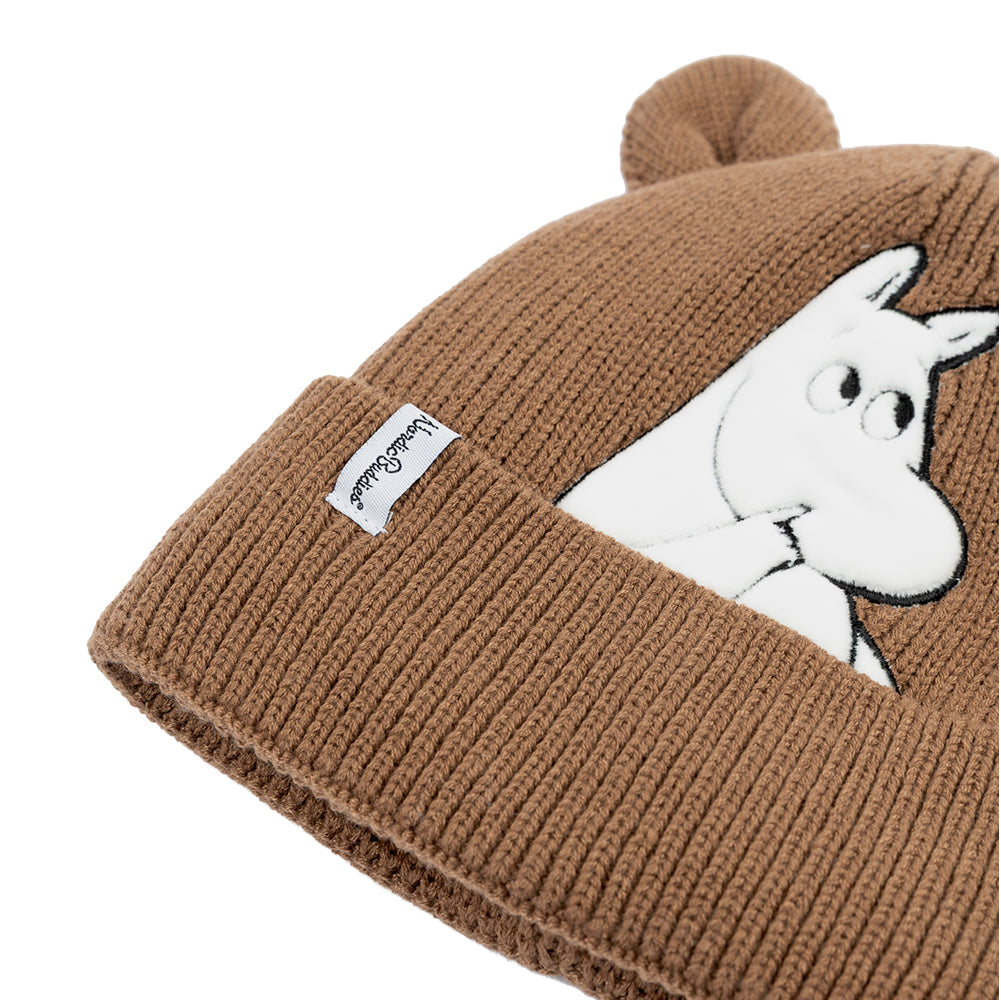Moomintroll Kids Ear Beanie Brown - The Official Moomin Shop
