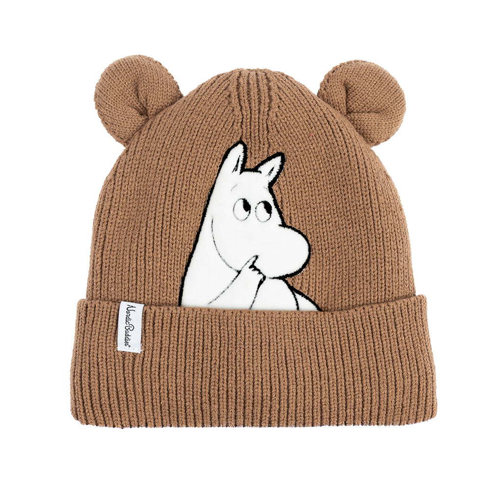 Moomintroll Kids Ear Beanie Brown - The Official Moomin Shop