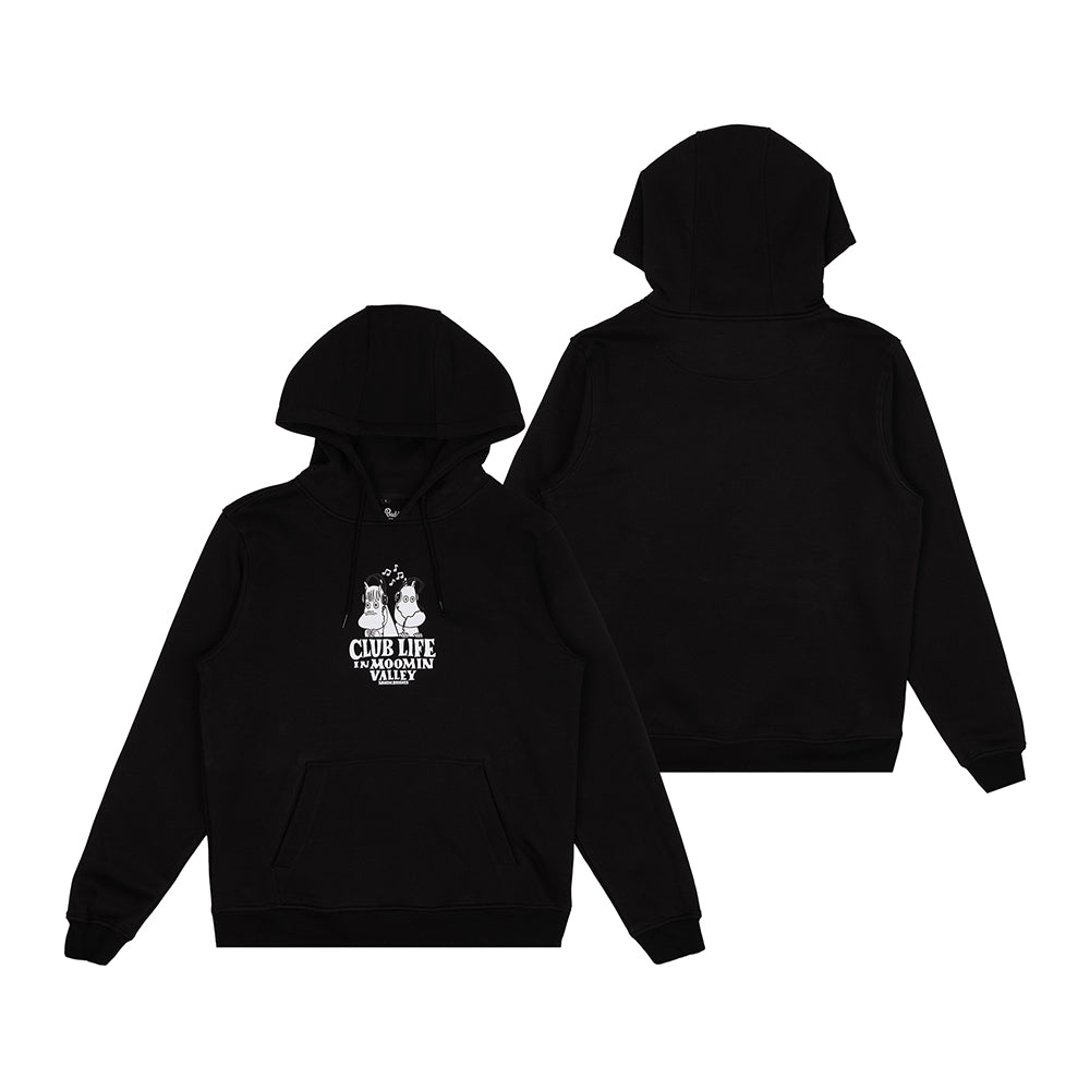 Moomin Club Life Hoodie Black - The Official Moomin Shop