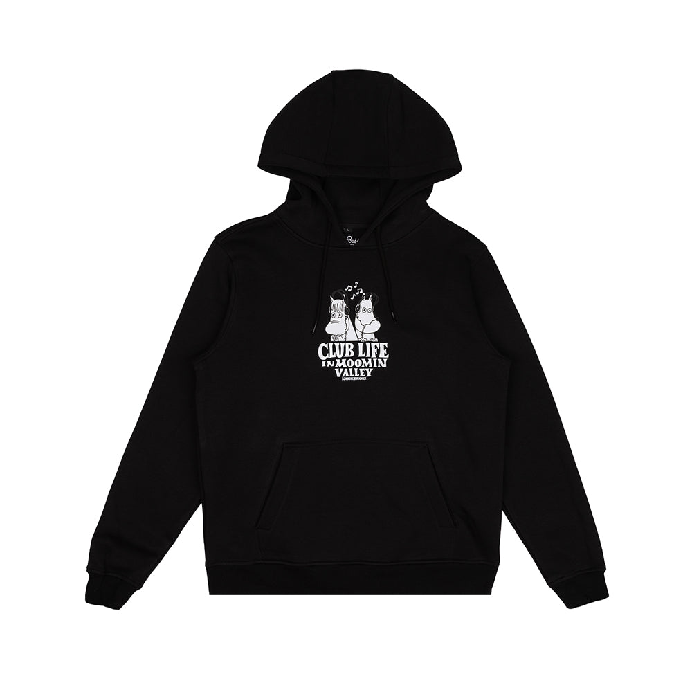 Moomin Club Life Hoodie Black - The Official Moomin Shop