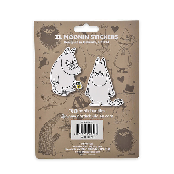 Moomintroll Angry XL Stickers 2-set - The Official Moomin Shop