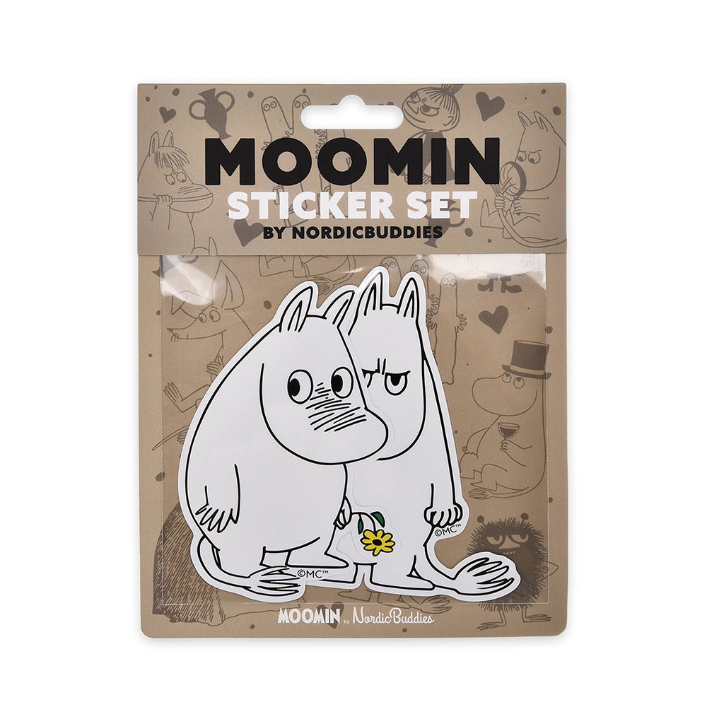 Moomintroll Angry Stickers 2-set XL - The Official Moomin Shop
