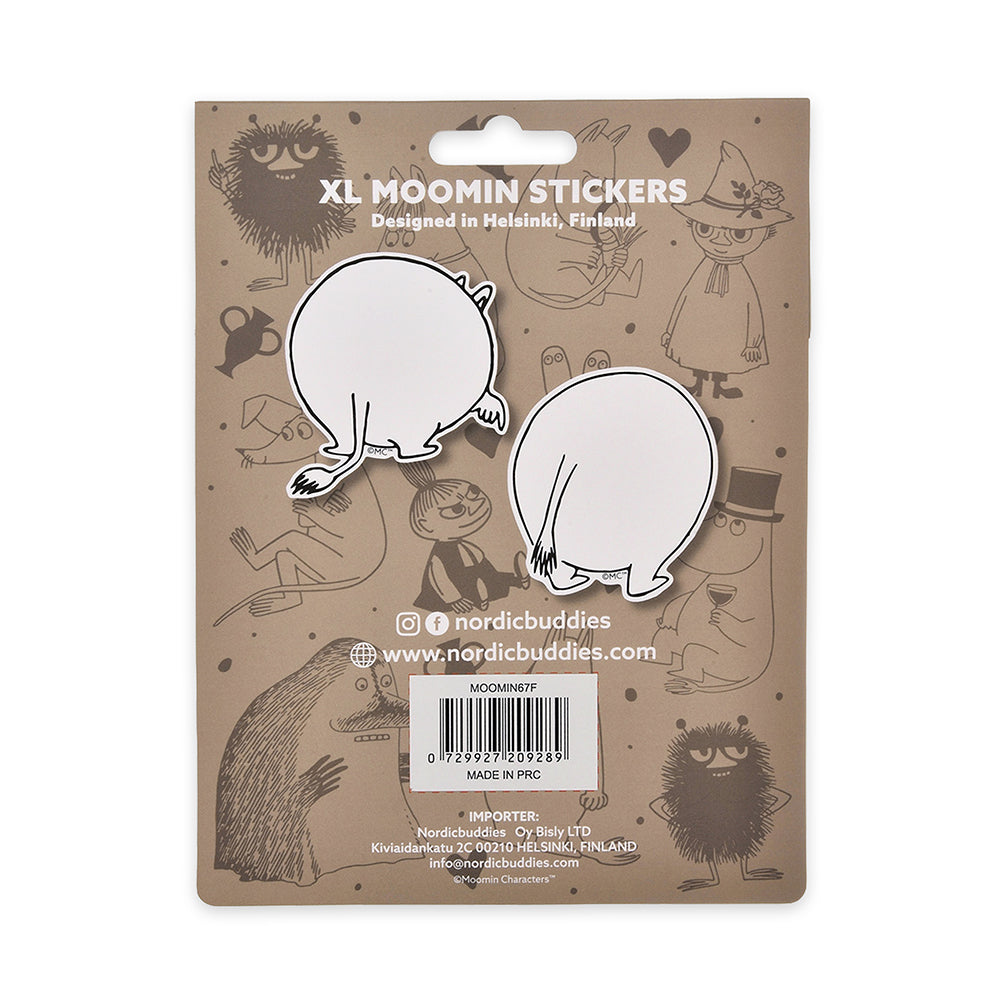 Moomintroll&#39;s Butt XL Stickers 2-set