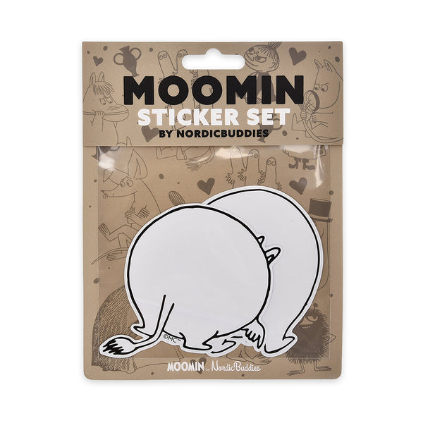 Moomintroll Butt XL Stickers 2-set - The Official Moomin Shop