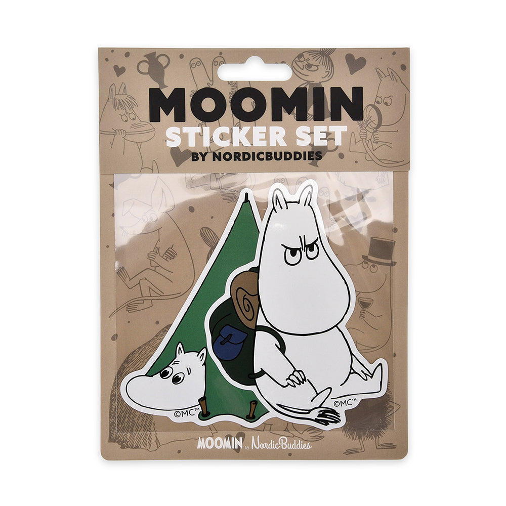 Moomintroll Camping XL Stickers 2-set