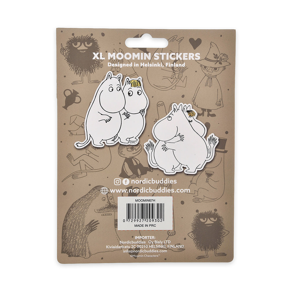 Moomintroll &amp; Snorkmaiden XL Stickers 2-set