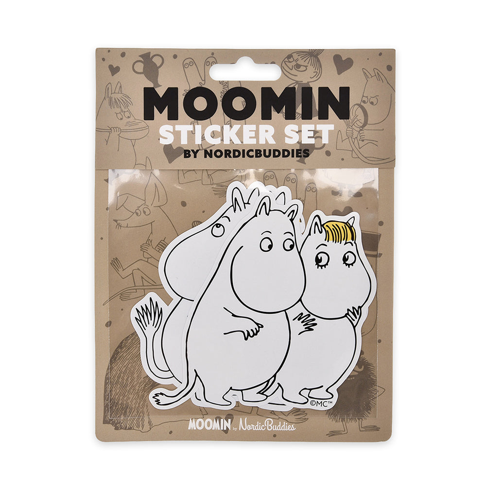Moomintroll &amp; Snorkmaiden XL Stickers 2-set