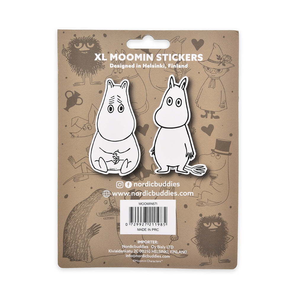 Moomintroll XL Stickers 2-set - The Official Moomin Shop