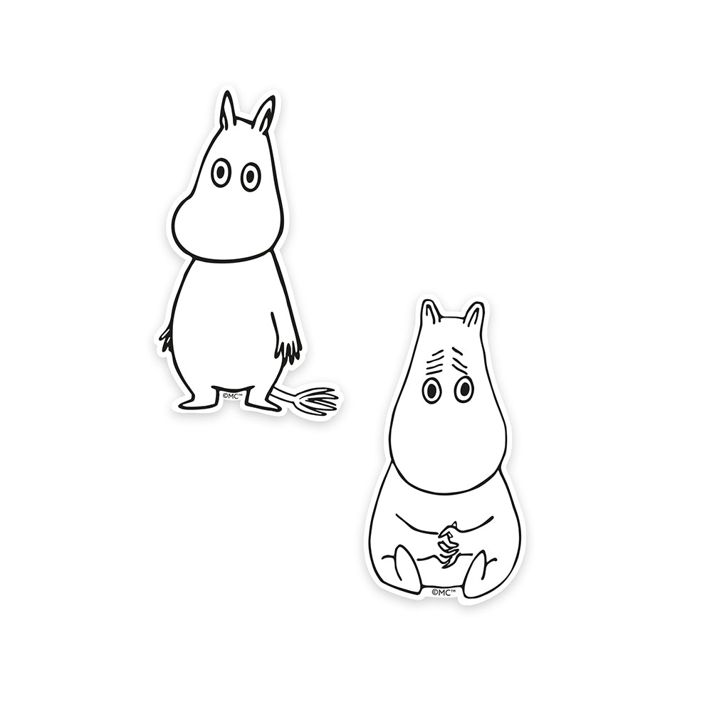 Moomintroll XL Stickers 2-set - The Official Moomin Shop